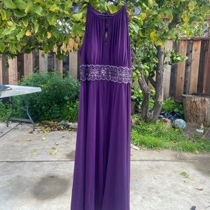 Purple plus size dress 💜